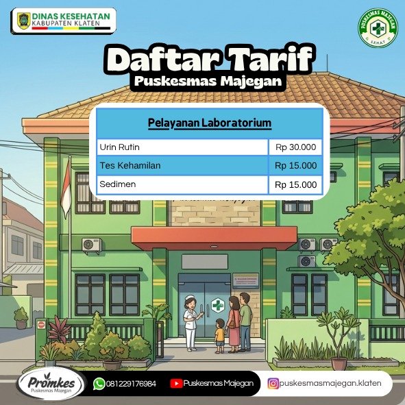 DAFTAR TARIF PUSKESMAS MAJEGAN TERBARU